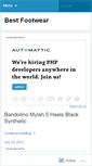 Mobile Screenshot of bestfootwearkw.wordpress.com
