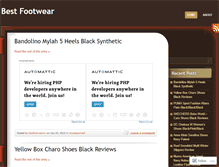 Tablet Screenshot of bestfootwearkw.wordpress.com