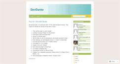 Desktop Screenshot of devdanke.wordpress.com