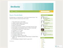 Tablet Screenshot of devdanke.wordpress.com