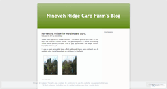 Desktop Screenshot of ninevehridgecarefarm.wordpress.com