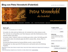 Tablet Screenshot of petravennekohl.wordpress.com