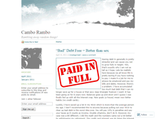 Tablet Screenshot of camborambo.wordpress.com