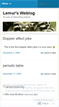 Mobile Screenshot of lemurt.wordpress.com