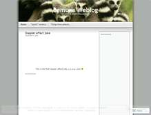 Tablet Screenshot of lemurt.wordpress.com