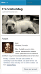 Mobile Screenshot of franciabulldog.wordpress.com