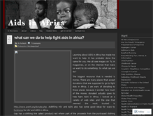 Tablet Screenshot of aidsnafrica.wordpress.com