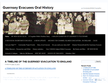 Tablet Screenshot of guernseyevacuees.wordpress.com