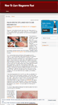 Mobile Screenshot of howtocureringwormfast.wordpress.com