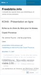 Mobile Screenshot of freebiblioinfo.wordpress.com