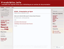 Tablet Screenshot of freebiblioinfo.wordpress.com