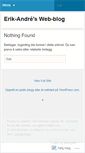 Mobile Screenshot of erikandrehvidsten.wordpress.com