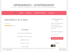 Tablet Screenshot of emprendimientocomercio.wordpress.com