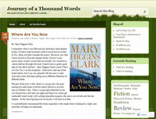 Tablet Screenshot of journeyofathousandwords.wordpress.com