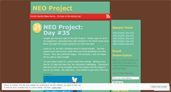 Desktop Screenshot of neoprojectbolding.wordpress.com