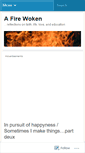 Mobile Screenshot of afirewoken.wordpress.com
