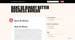 Desktop Screenshot of br.bancdebinarybetterbusinessbureau.wordpress.com