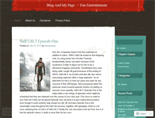 Tablet Screenshot of blogmypage.wordpress.com