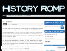 Tablet Screenshot of historyromp.wordpress.com