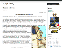 Tablet Screenshot of dpepsi.wordpress.com