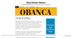 Desktop Screenshot of obanca.wordpress.com