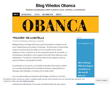 Tablet Screenshot of obanca.wordpress.com