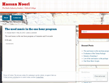 Tablet Screenshot of hassan1977.wordpress.com