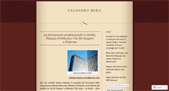 Desktop Screenshot of calogeromira.wordpress.com