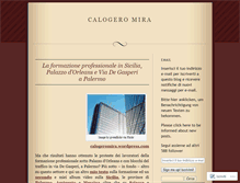 Tablet Screenshot of calogeromira.wordpress.com