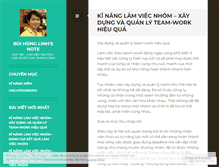 Tablet Screenshot of hunglinhpt.wordpress.com