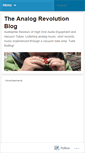 Mobile Screenshot of analogrevolution.wordpress.com
