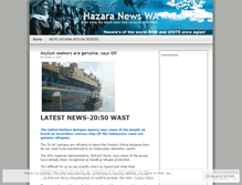 Tablet Screenshot of hazarawa.wordpress.com