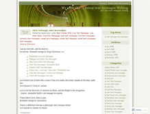 Tablet Screenshot of cutesmsfunnytextmessages.wordpress.com