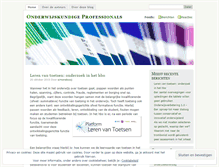 Tablet Screenshot of onderwijskundigen.wordpress.com
