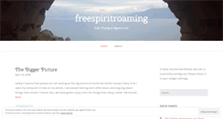 Desktop Screenshot of freespiritroaming.wordpress.com