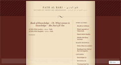 Desktop Screenshot of fathalbari.wordpress.com