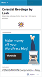 Mobile Screenshot of celestialreadings.wordpress.com