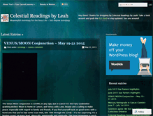 Tablet Screenshot of celestialreadings.wordpress.com