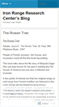 Mobile Screenshot of ironrangeresearchcenter.wordpress.com