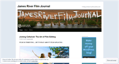 Desktop Screenshot of jamesriverfilm.wordpress.com