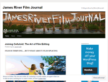 Tablet Screenshot of jamesriverfilm.wordpress.com