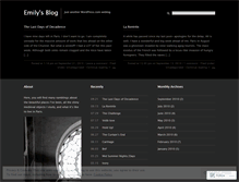 Tablet Screenshot of emilyguerry.wordpress.com