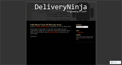 Desktop Screenshot of deliveryninja.wordpress.com