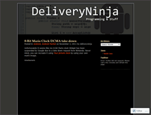 Tablet Screenshot of deliveryninja.wordpress.com