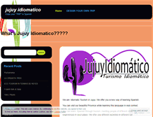 Tablet Screenshot of jujuyidiomatico.wordpress.com