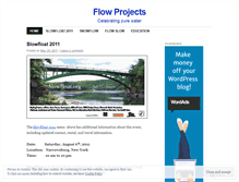 Tablet Screenshot of flowslow.wordpress.com