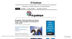 Desktop Screenshot of elguatequeradio.wordpress.com