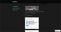 Desktop Screenshot of benybee.wordpress.com