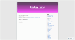 Desktop Screenshot of chubbynurse.wordpress.com