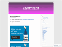Tablet Screenshot of chubbynurse.wordpress.com